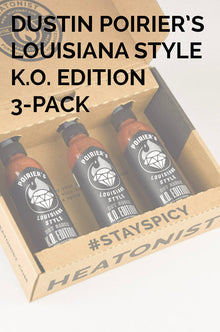 Dustin Poirier Hot Sauce - KO Edition 3 Pack S1