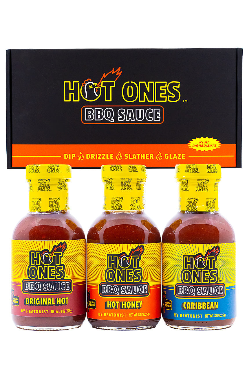 Hot Ones BBQ Trio Pack (Original / Hot Honey / Caribbean) K6