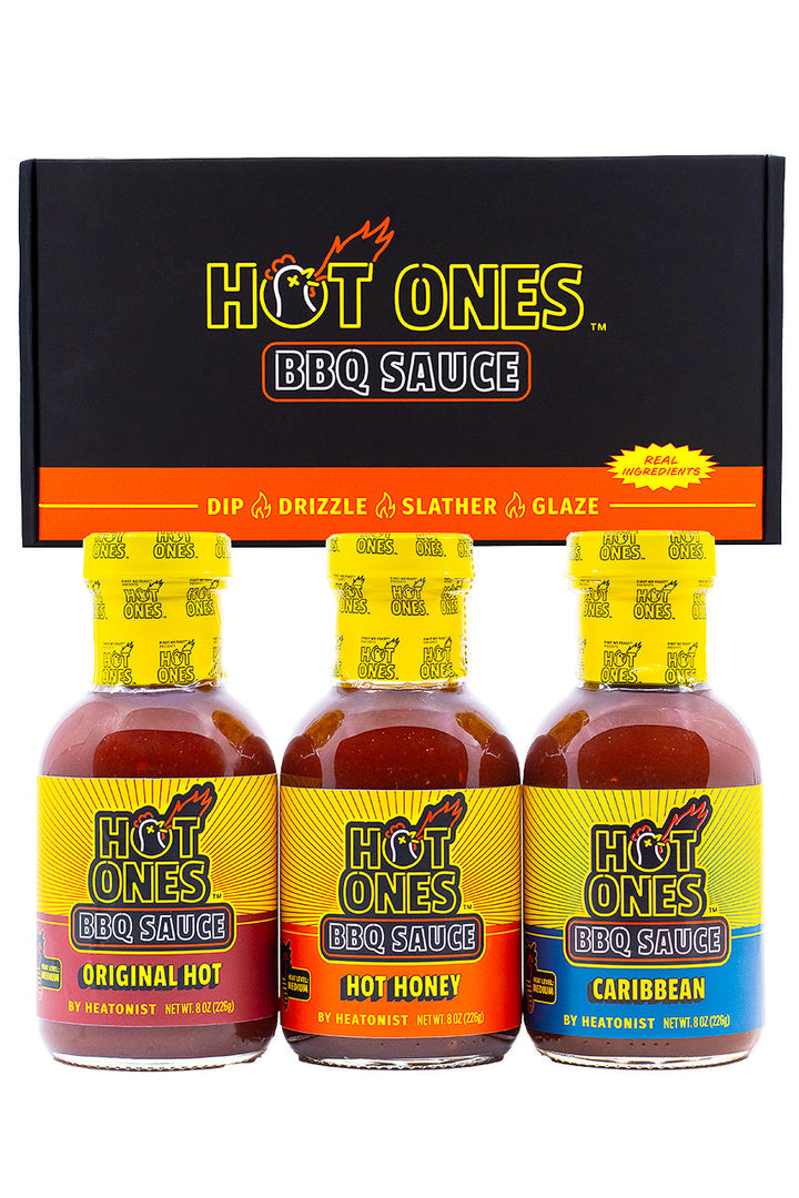 Hot Ones BBQ Trio Pack (Original / Hot Honey / Caribbean) K6