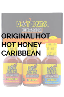 Hot Ones BBQ Trio Pack (Original / Hot Honey / Caribbean) K6