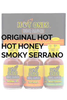 Hot Ones BBQ Trio Pack (Original / Hot Honey / Smoked Serrano) M9
