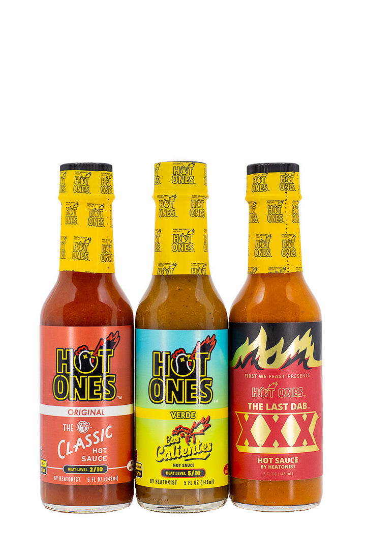 Hot Ones Trio Pack - Original | Hot Ones Hot Sauce C9