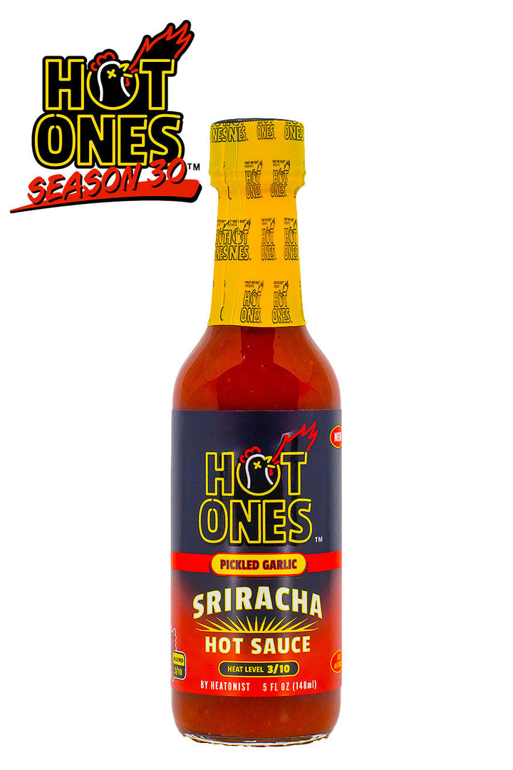 Pickled Garlic Sriracha | Hot Ones Hot Sauce L0
