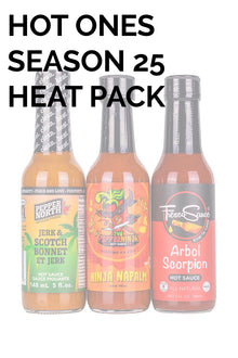 Hot Ones Hot Sauce Heat Pack - Season 25 O6