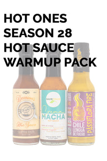 Hot Ones Hot Sauce Warm Up Pack - Season 28 F3