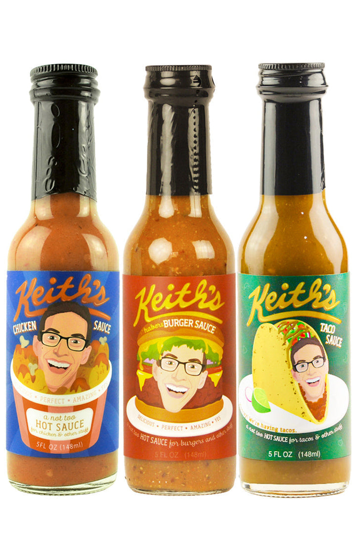 Keith's Hot Sauce Trio Pack G6