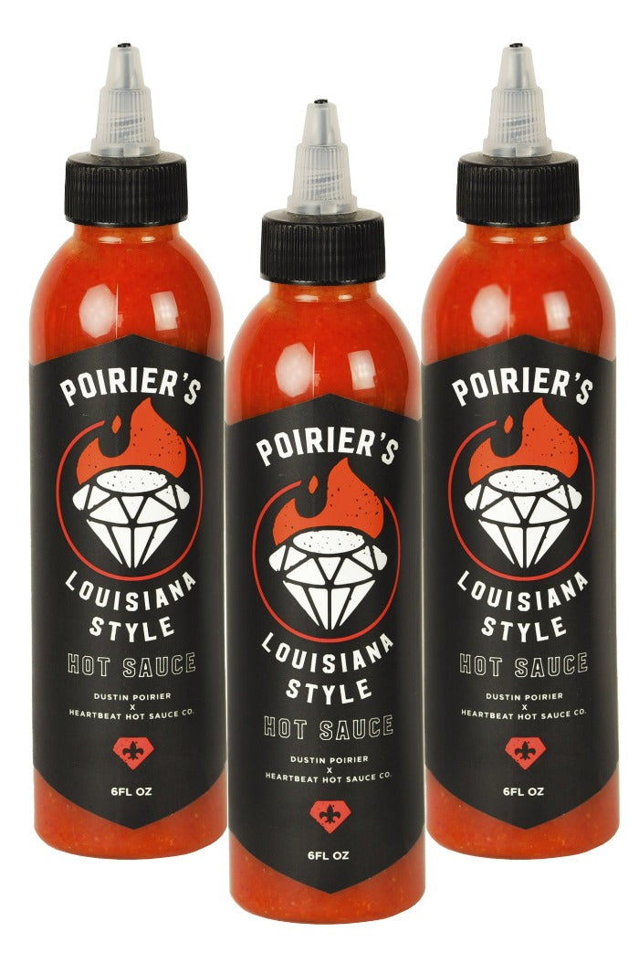 Dustin Poirier Hot Sauce 3 Pack | HEATONIST A4